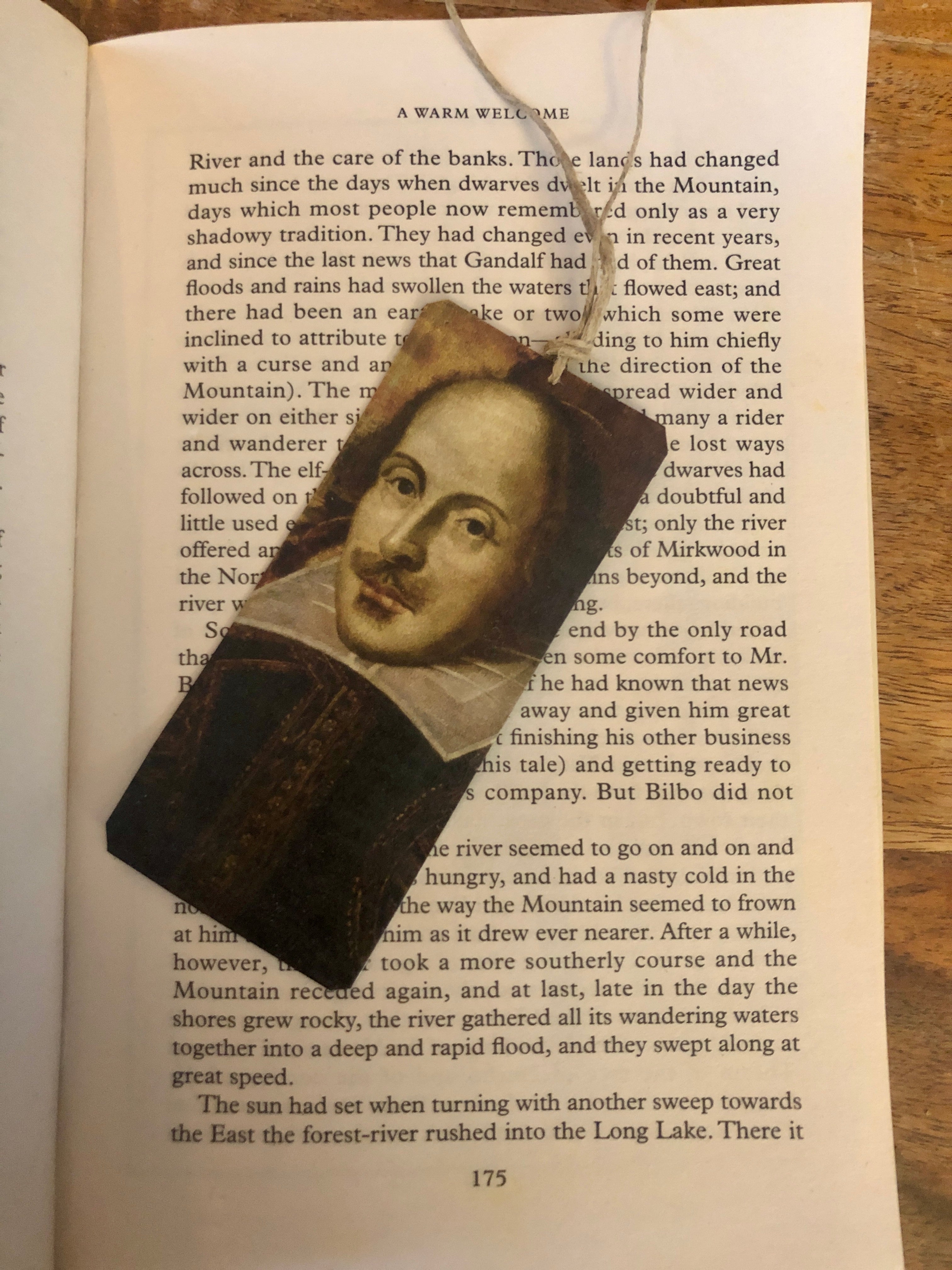 Shakespeare Literature Tin Bookmark