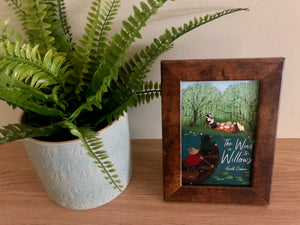 Framed Wind in the Willows 4x6 Postcard