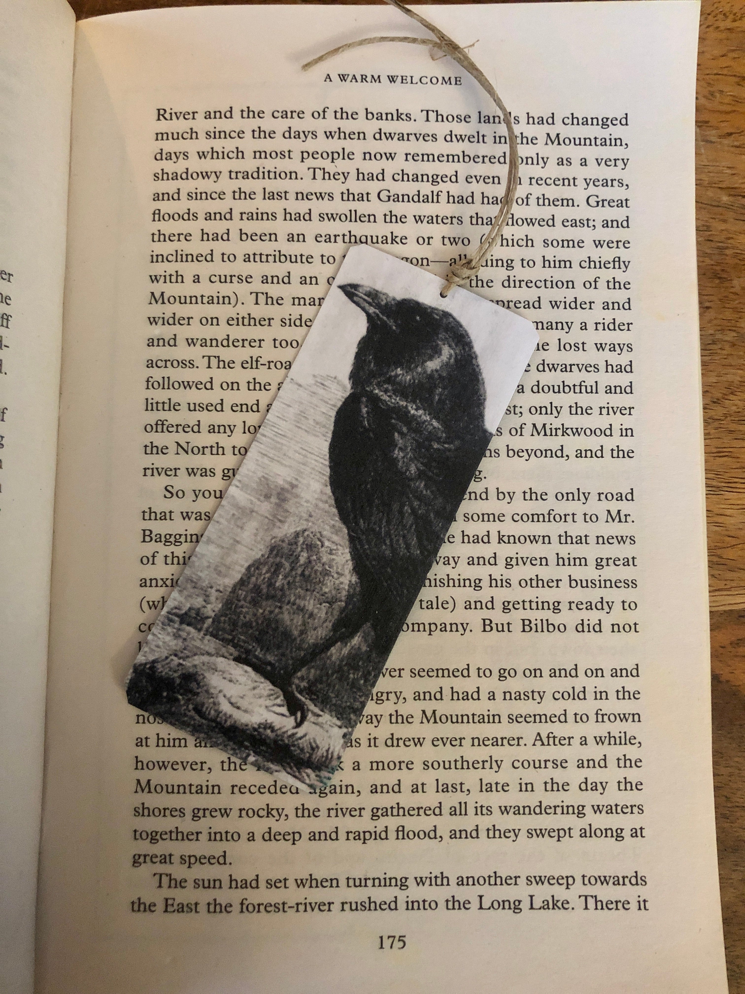 Raven Tin Bookmark