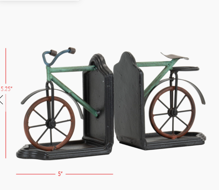 Vintage Bike Bookends