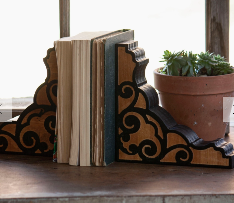 Sadie Scroll Bookends