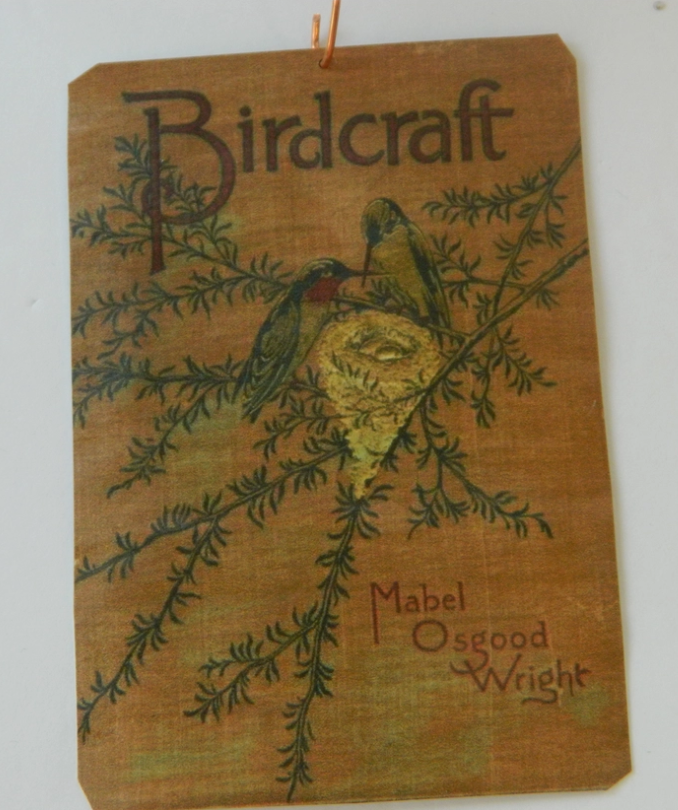 Birdcraft Antique Book Cover Hanging Ornament