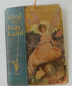 A Trip to Fairy Land Antique Book Cover Hanging Ornament