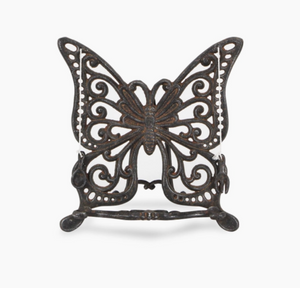 Cast Iron Butterfly Table Book Holder