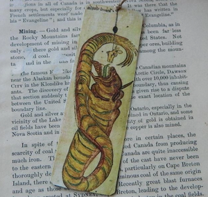 Serpent of Midgard Tin Bookmark