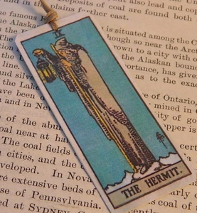 Hermit Tarot Tin Bookmark